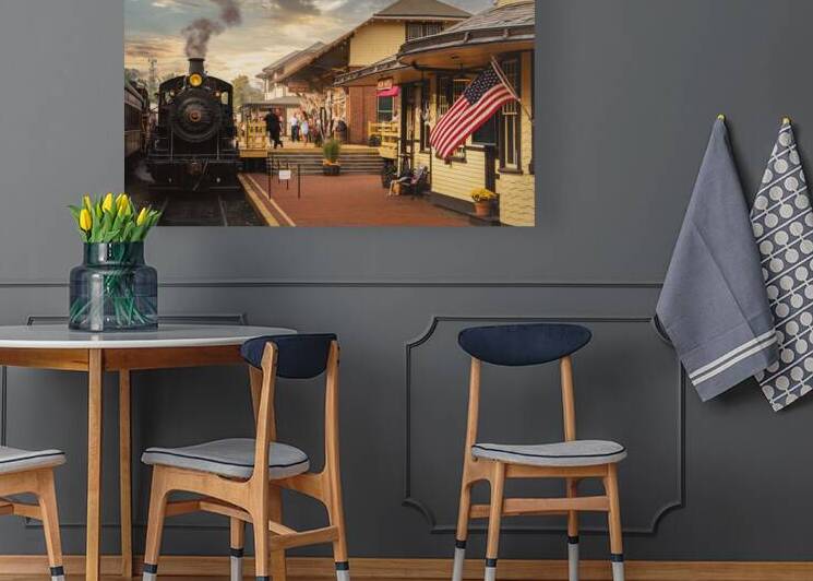 New Hope Railroad Steam Locomotive No 40 by Jason Fink