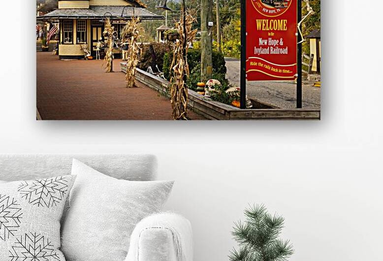 New Hope and Ivyland Railroad in October by Jason Fink