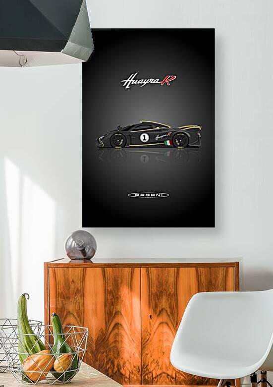 Pagani Huayra R Automotive Print by Conceptual Photography