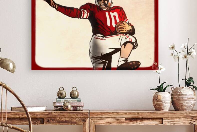 Vintage Oklahoma Football Decal Art by Row One Brand