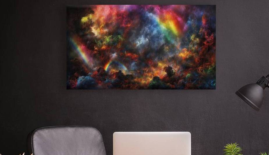 Chaotic Rainbows Even in Chaos there is Beauty  5 by The Mabazza Foundation 