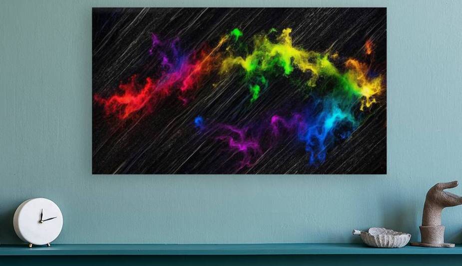 Chaotic Rainbows Even in Chaos there is Beauty  12 by The Mabazza Foundation 