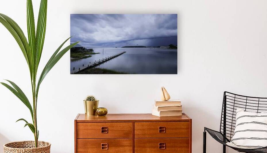 Dewey Beach Bay Resort Storm Approaches by Jason Fink