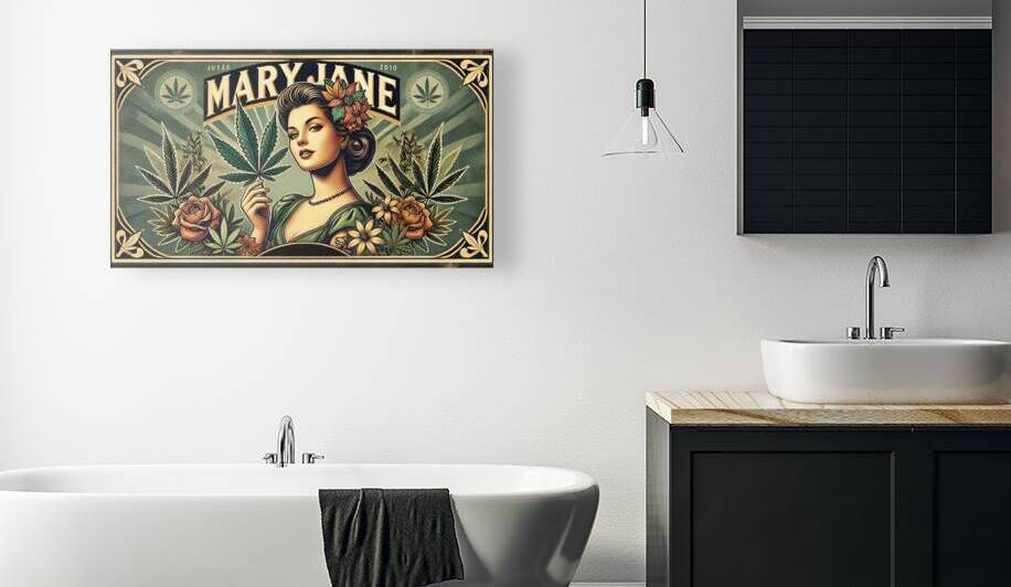 Mary Jane Vintage  Style by Art by Josh