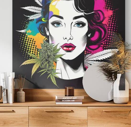 Pop Art Hemp Poster  by Art by Josh
