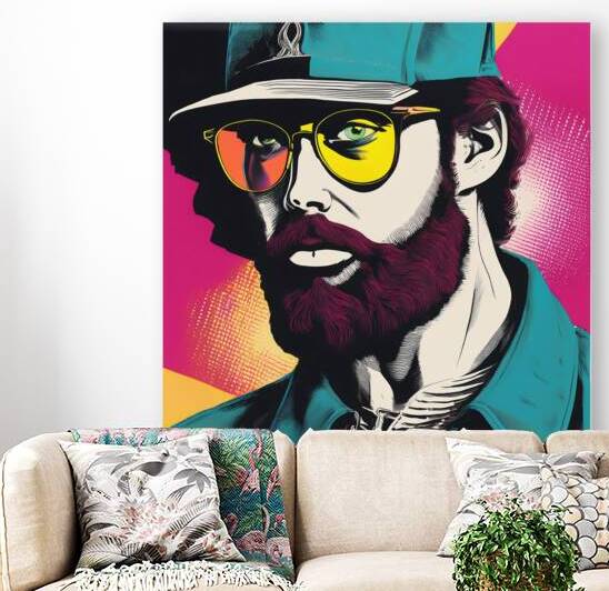 Trucker Life Pop Art by Art by Josh