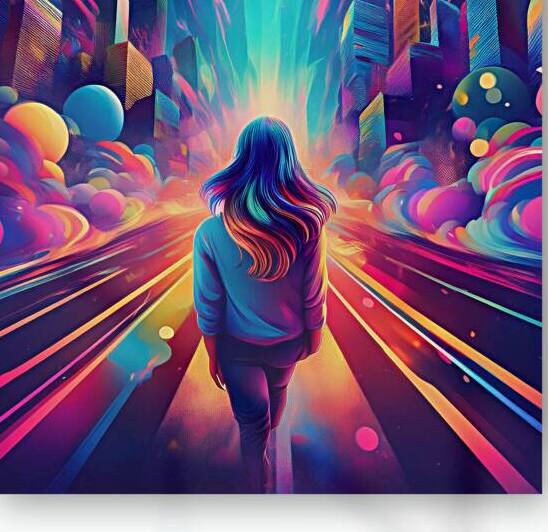 At the Edge of Reality by Art by Josh