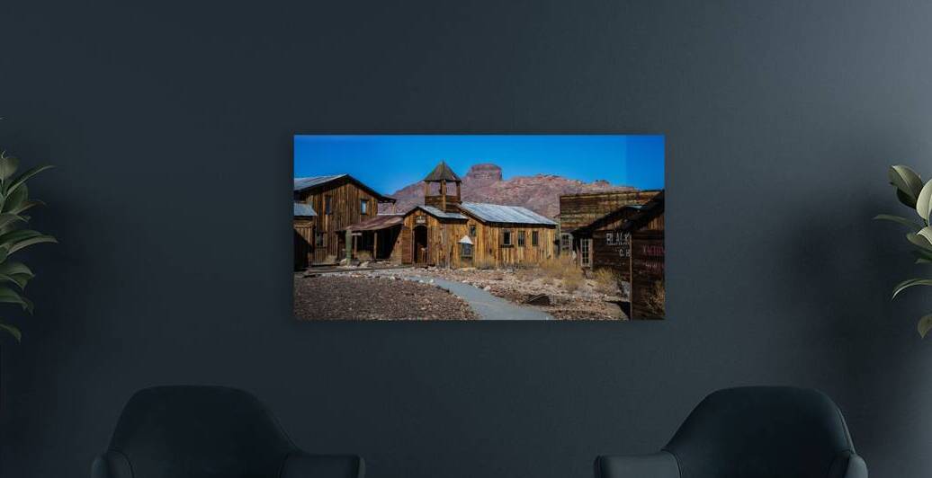 Frontier Silence Beneath Azure Skies by Dream World Images