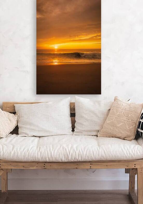 Dewey Beach Sunrise Beach Ocean and Sky by Jason Fink