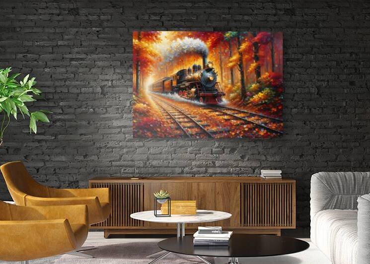 Autumn Express – Journey Through the Golden Forest by Anne Laure GOUPIL