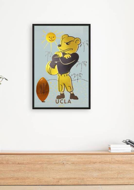1950s UCLA Football Cartoon Art by Row One Brand