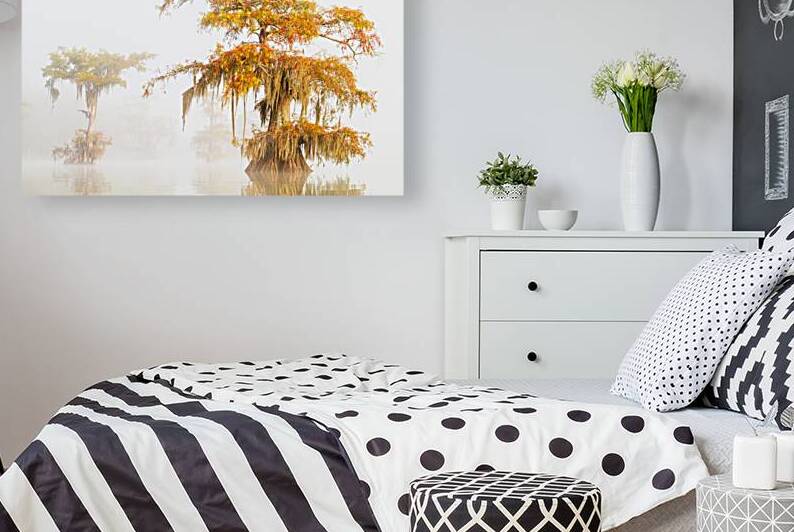 First Blush of Fall at Lake Dauterive by Andy Crawford