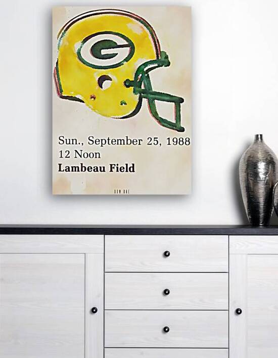 1988 green bay helmet remix by Row One Brand