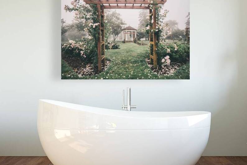 Allentown Rose Gardens Arbor and Flowers by Jason Fink