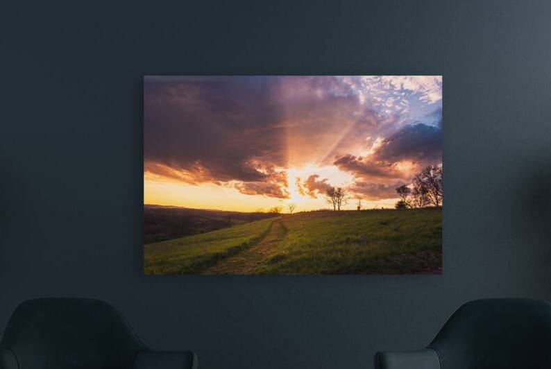 Spring Sunset on the Observation Trail by Jason Fink