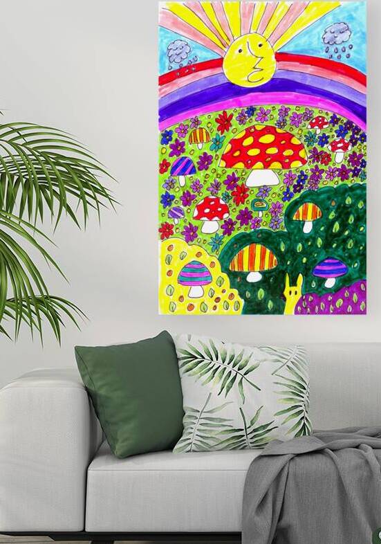 Abstract Doodle Art Sunshine and Showers by Catriona Roberts Nature Photography and Designs