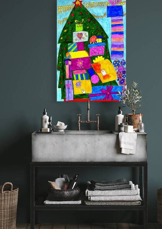 Abstract Doodle Art Festive Season by Catriona Roberts Nature Photography and Designs