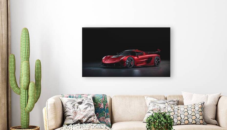 Koenigsegg Jesko Automotive Print by Conceptual Photography