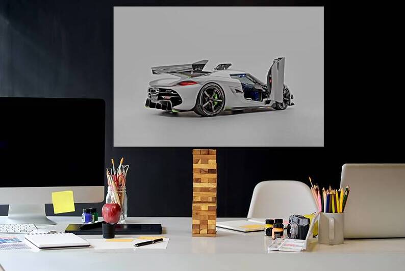 Koenigsegg Jesko Automotive Print by Conceptual Photography