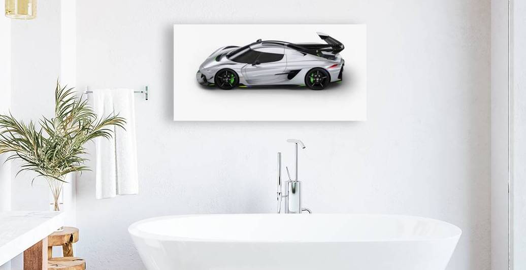Koenigsegg Jesko Automotive Print by Conceptual Photography
