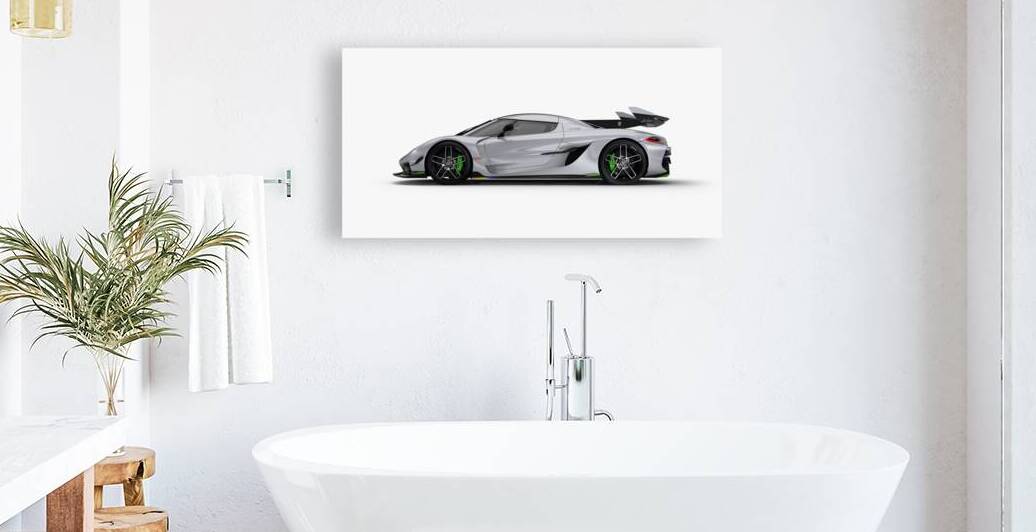 Koenigsegg Jesko Automotive Print by Conceptual Photography