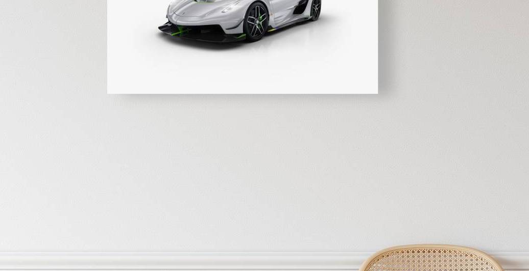 Koenigsegg Jesko Automotive Print by Conceptual Photography