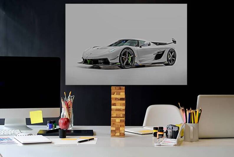 Koenigsegg Jesko Automotive Print by Conceptual Photography