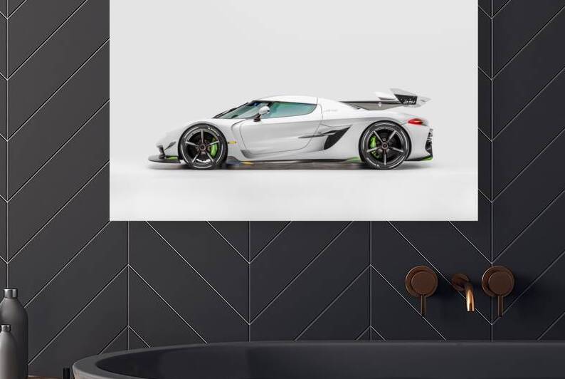 Koenigsegg Jesko Automotive Print by Conceptual Photography
