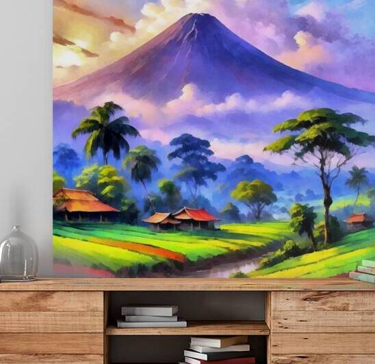 East Java landscape art6k2 by Touristart25