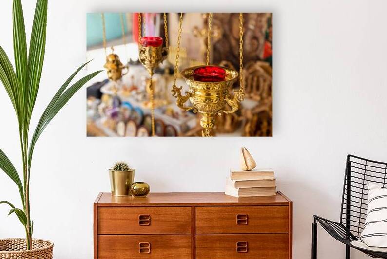 Jerusalem Old City Arab quarter near Church of Holy Sepulchre Western Wall and Dome of the Rock by Elijah Lovkoff