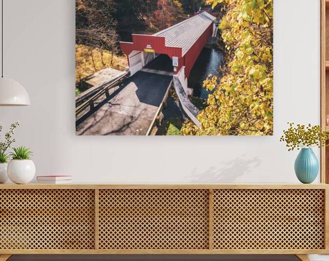 Geigers Covered Bridge Fall Views by Jason Fink