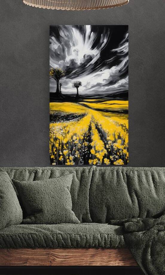 Echoes in Black and Yellow  6 by The Mabazza Foundation 