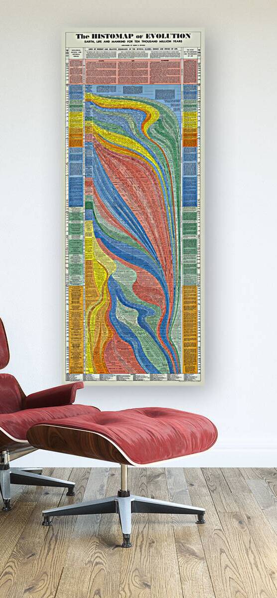 Histomap of Evolution – Visual Timeline Charting 4 Billion Years of Life on Earth from Single-Celled Organisms to Modern Biodiversity by History In Your Home
