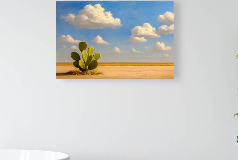 Bunny Ear Cactus at Home in the Desert by Travelling Light