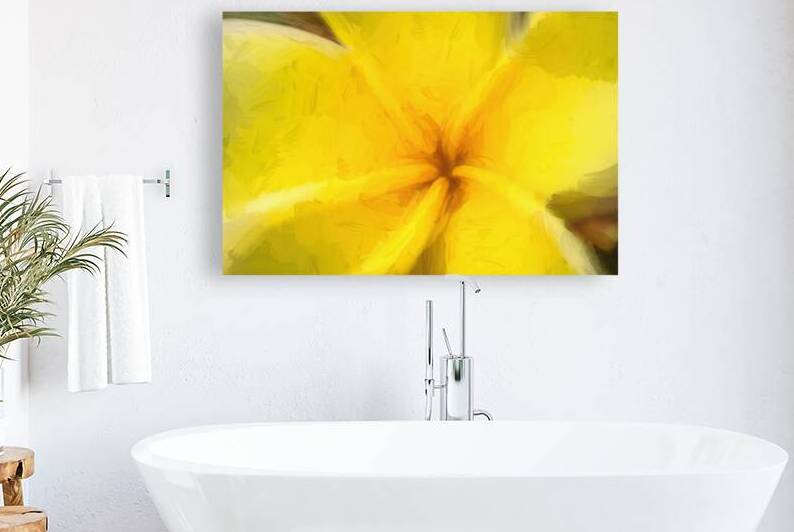 Yellow Plumeria Princess X101 by Rich Franco