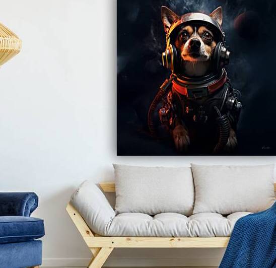 DM- The Astronaut Dog by Mantegh Studio