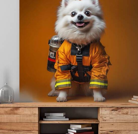 DM-Fire Fighter Dog by Mantegh Studio