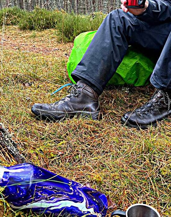 Scenes from the Trail - Time for a Brew  by Catriona Roberts Nature Photography and Designs