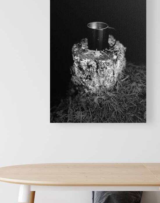 Scenes from the Trail- Mug in Black and White by Catriona Roberts Nature Photography and Designs