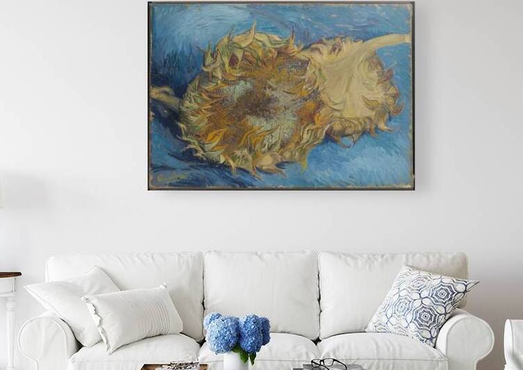 Sunflowers [1887] by Vincent van Gogh [1853–1890] by MyCozyFineArt