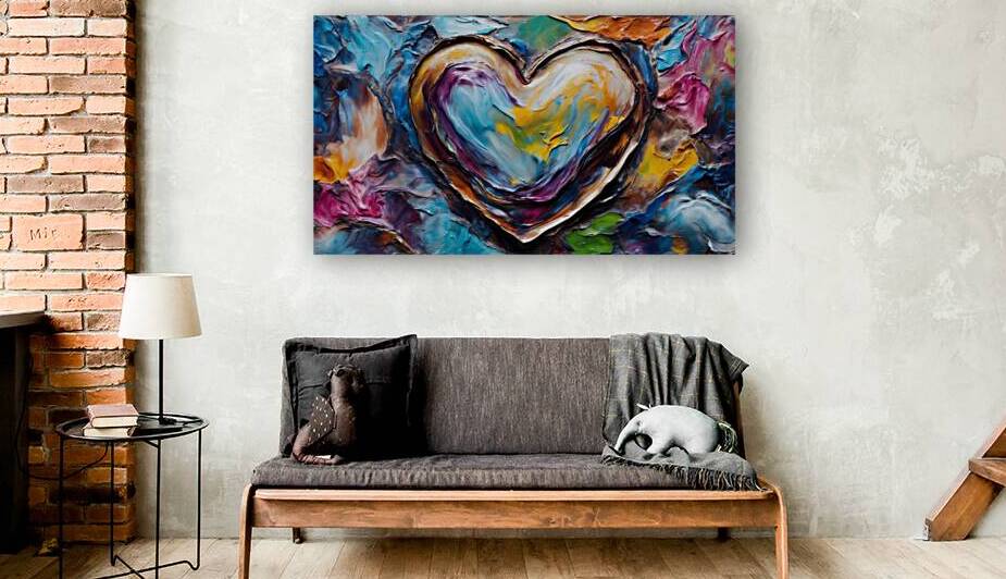 Impasto Heart 2 by The Mabazza Foundation 