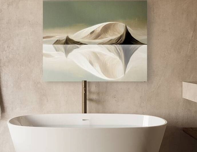 Icebergs Above and Beneath by Thea Menagh