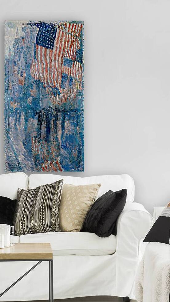 Childe Hassam - The Avenue in the Rain 1917 by Wirla