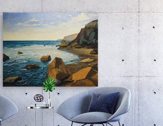 Rocky Shore by Thea Menagh