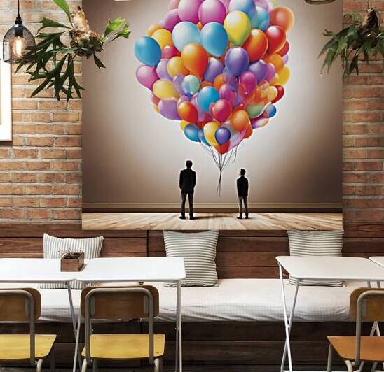 Lifted by Balloons  4 by The Mabazza Foundation 