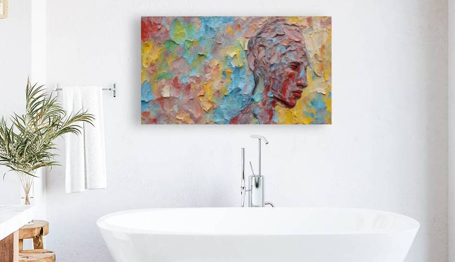 Silent Lament in Impasto   5 by The Mabazza Foundation 