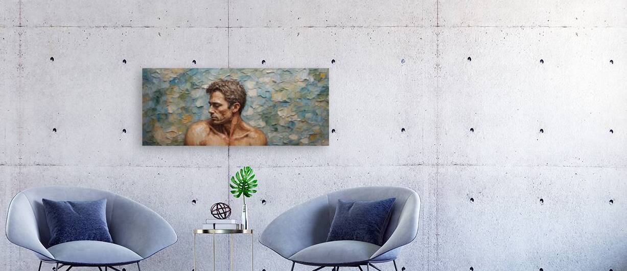 Silent Lament in Impasto   12 by The Mabazza Foundation 