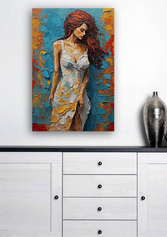 Silent Lament in Impasto   13 by The Mabazza Foundation 