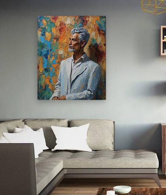 Silent Lament in Impasto   16 by The Mabazza Foundation 