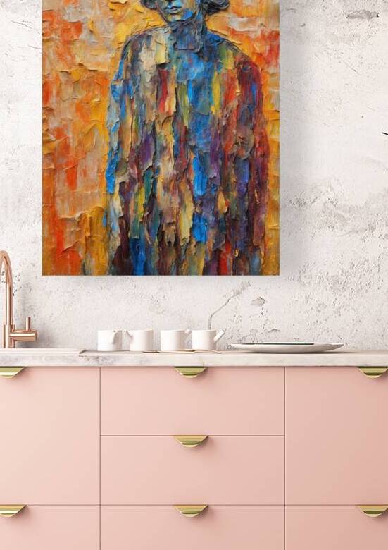 Silent Lament in Impasto   18 by The Mabazza Foundation 